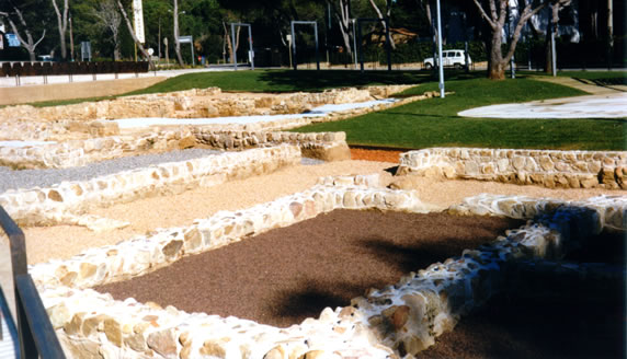 Estancias de la Villa Romana de Pla de Palol, visitable mediante la Oficina de Turismo de Platja d'Aro