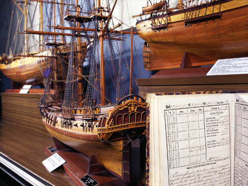 El Museo del Mar de Lloret de Mar alberga una gran cantidad de maquetas de barcos históricos
