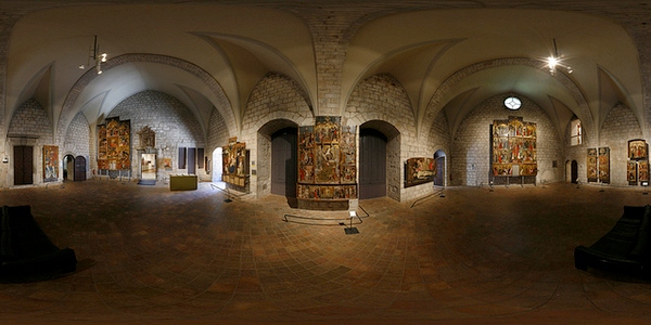 Hemos quedado gratamente sorprendido por la gran cantidad de retablos medievales que acoge el Museo de Arte de Gerona
