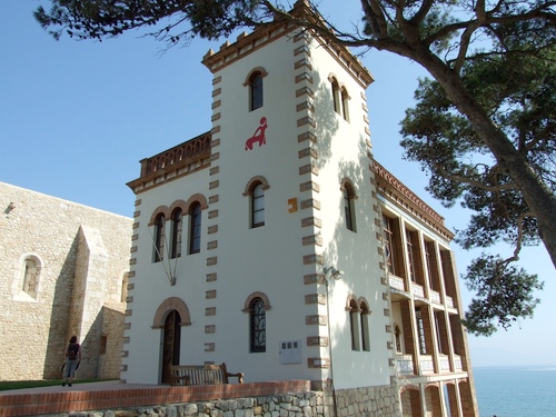 Fachada de la Casa Forestal, Sant Martí d'Empúries, Girona, Costa Brava