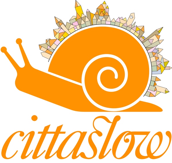 Logo de City Slow (también denominado cittaslow), un estilo de vida que sigue oficialmente la villa de Begur, en la Costa Brava